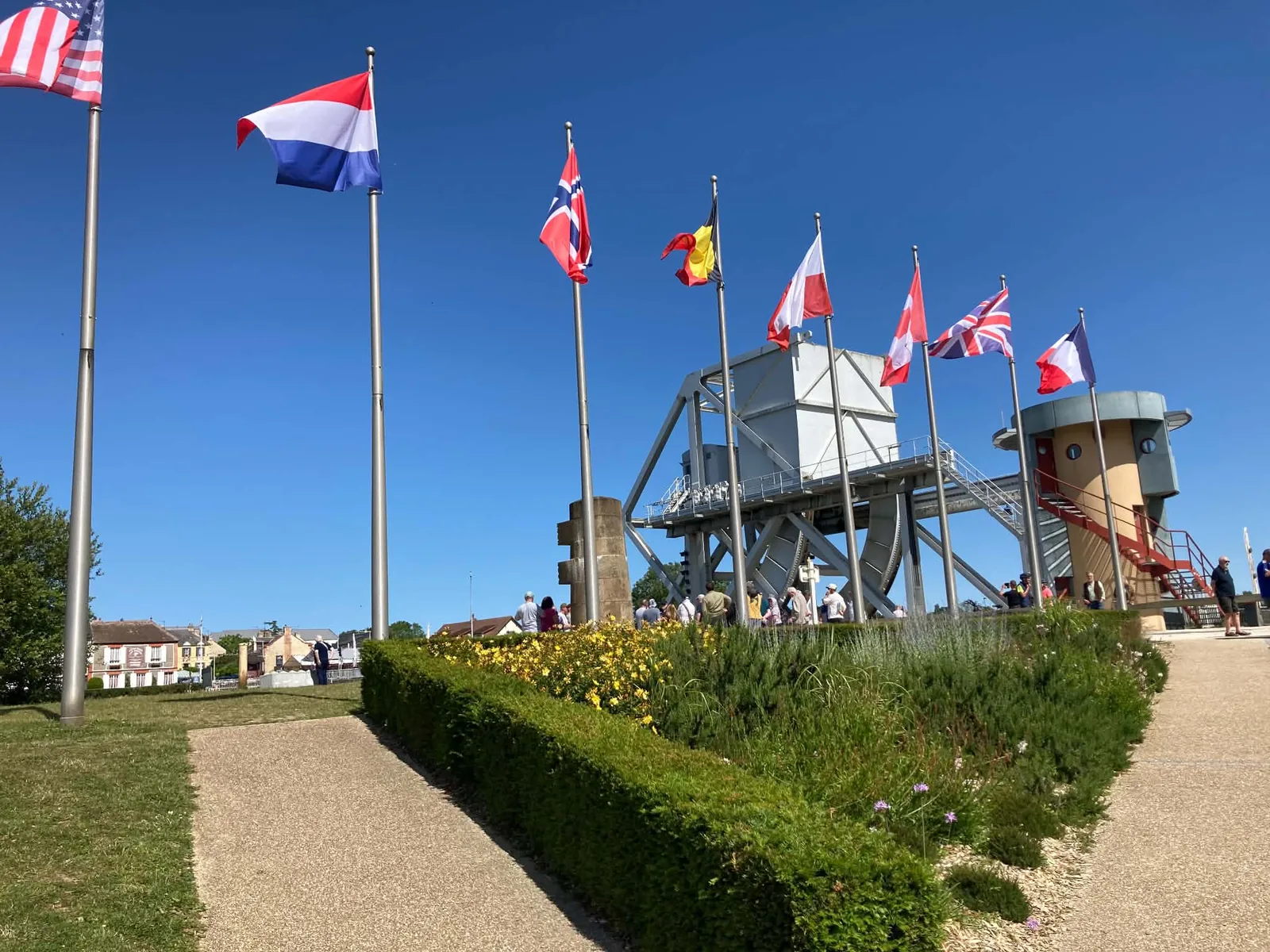 Allied nations remembered in Normandy