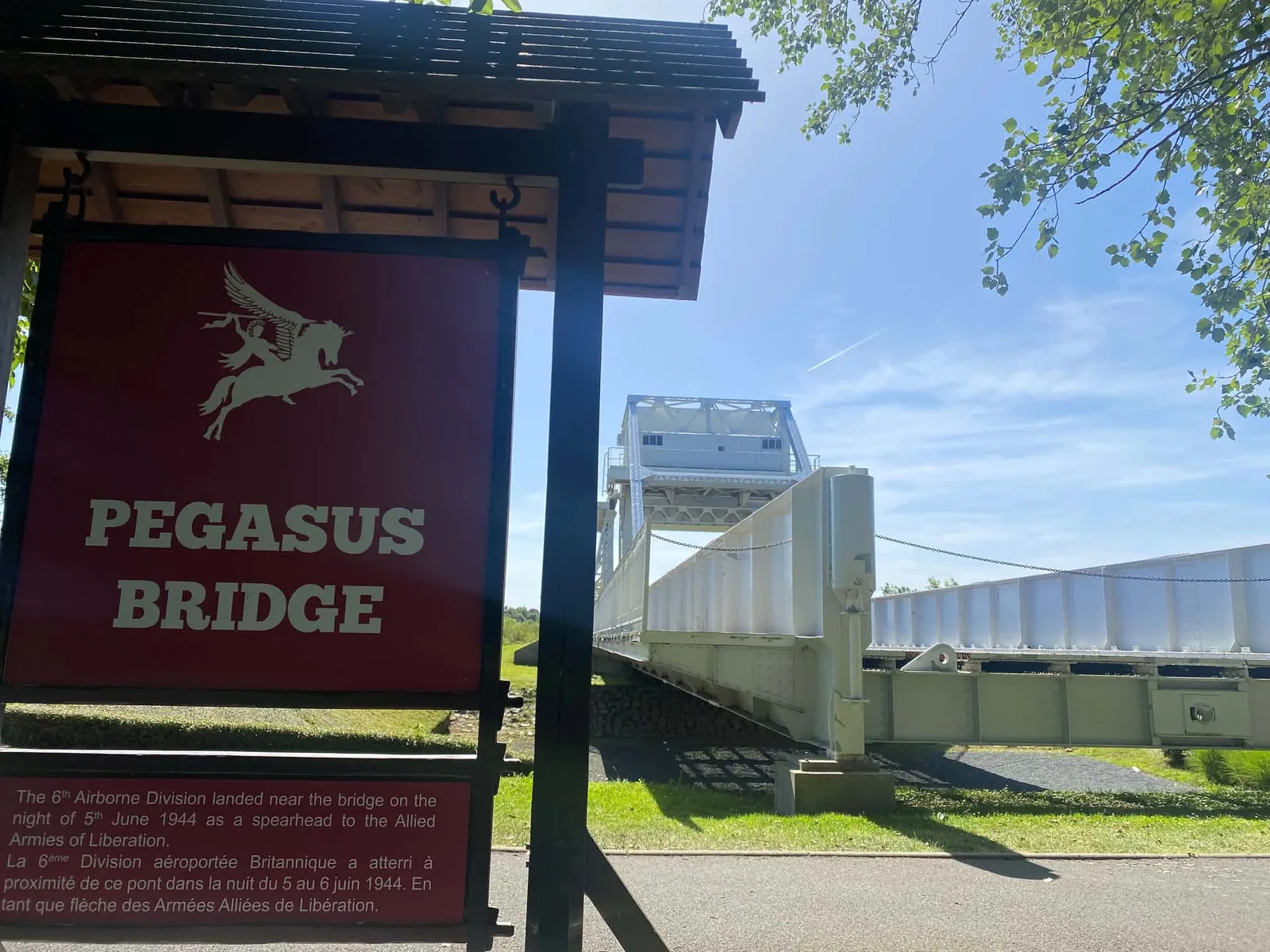 Pegasus Bridge in Normandy