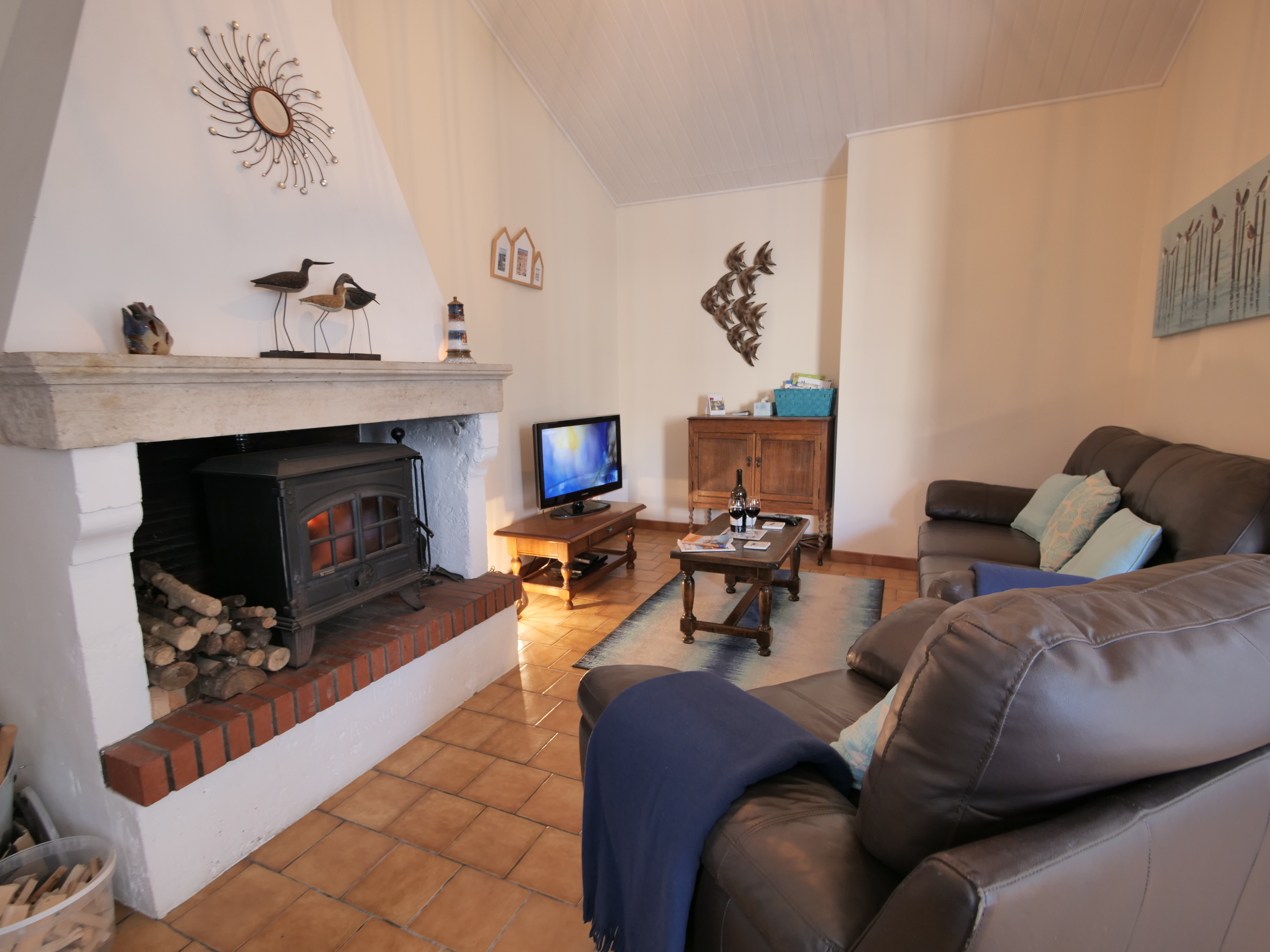 Cosy Lounge at L'Ecurie Holiday Cottage