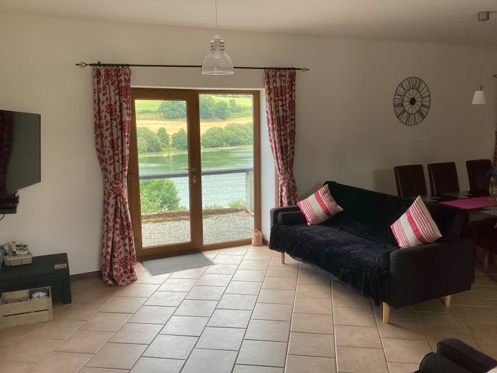 Views from lounge over fishing lake