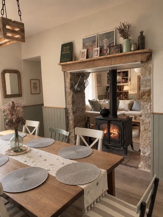 Dining and living room
